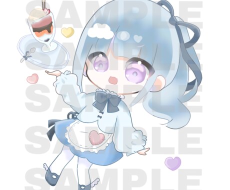 可愛い♡デフォルメ·ミニキャライラスト描きます 可愛いアイコンを必要としている方へ イメージ2