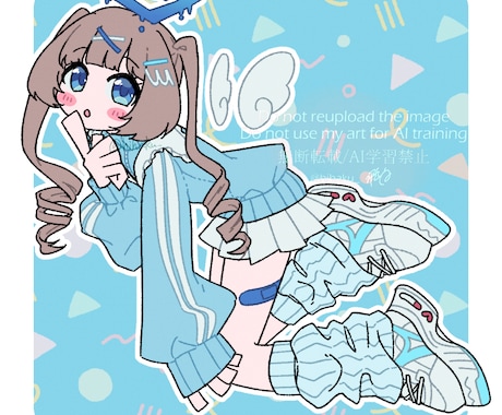 ラフリテイク各1　【廉価枠】カラーイラスト描きます サムネ、バナー、立ち絵なども承ります イメージ1