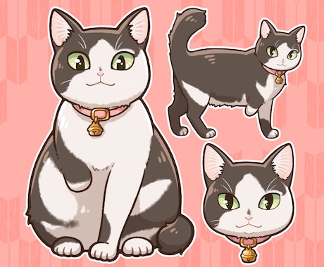 商用OK！ポップでかわいい動物のイラスト描きます アイコン・グッズなどに！デフォルメやリアルもご相談ください。 イメージ2