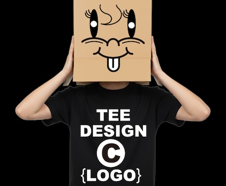 ロゴ風テキスト・アイコンのTシャツデザインします イメージ1
