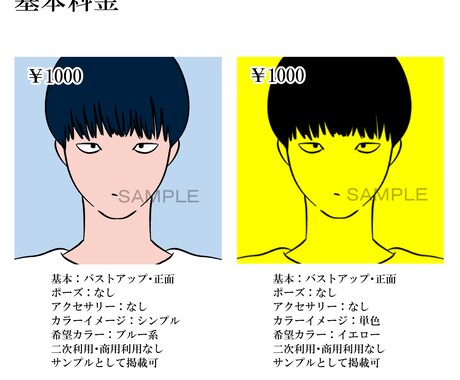 カッコよさ3割増しの男性アイコンお描きします あなたのアイコン、写真からアートに変えませんか？ イメージ2