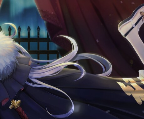 オリジナル・二次創作イラスト制作いたします 透明感のある女性・中性キャラクターのイラスト イメージ2