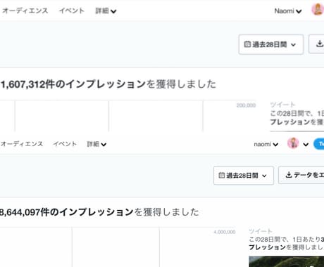 Twitter複数垢で60万人に宣伝拡散します 最低100RT以上〜本当の超拡散パワーをご堪能下さい！ イメージ2