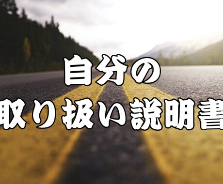 占い結果で自分の取り扱い説明書作成します 四柱推命、算命学からあなたの取り扱い説明書を作成 イメージ1