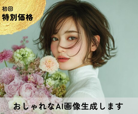 １枚＊ナチュラルでリアルなAI人物画像 生成します お試しプラン【雰囲気で魅せる】AI人物画像をおまかせで制作 イメージ1