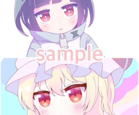 かわいい系オリジナルアイコン描きます SNS用オリジナルのアイコンが欲しい方！ イメージ2