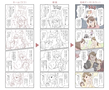 SNS・WEB広告に使える縦スクロール漫画描きます インスタやX、TikTokなどに二次利用OK♪集客率UPに！ イメージ2