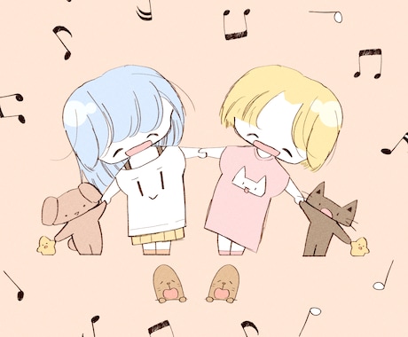 どこか懐かしい癒し系イラスト描きます イメージ1