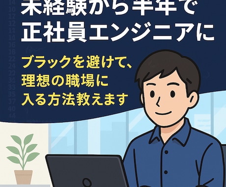 未経験からIT企業に就職します 現役エンジニアが語る会社の見極め方と就職術 イメージ1
