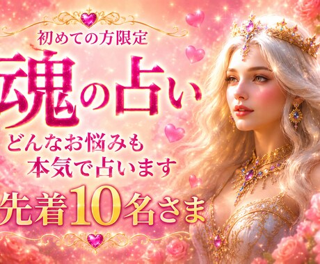 初めての方限定⭐︎どんなお悩みもスッキリさせます 恋愛・仕事・人間関係が変わります イメージ1