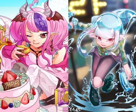 商用可！美しい人物イラスト描きます 動画用、同人誌用、観賞用など！なんでもお任せください！ イメージ2