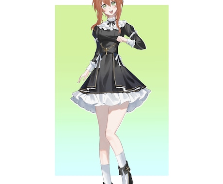 配信等で使用出来るイラストを制作します 厚塗りで目に留まるキャラクターイラストを制作します イメージ2