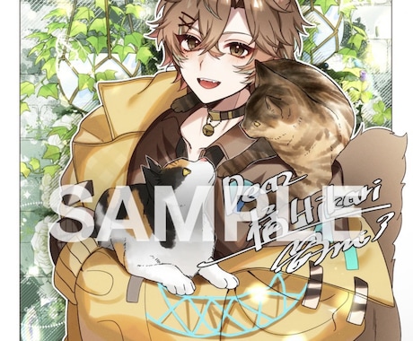 キャラクターイラストを制作いたします 用途に合わせ一枚絵や立ち絵をお作りいたします。 イメージ1