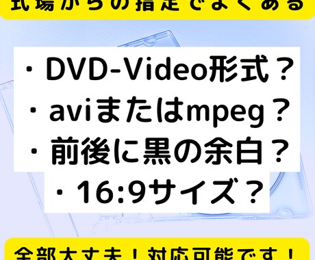 速達無料！結婚式やイベントの動画をDVDに焼きます 【スピード納品】スマホの動画や静止画像の組み込みもOK！ イメージ2