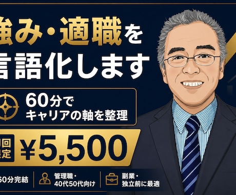 AIと特性分析でキャリアOSの強みを言語化します 強みが言えないのは、OSのバグのせいです イメージ1