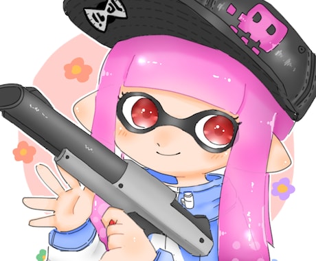 スプラトゥーンアイコン用イラストお描きします デフォルメのゆるふわな絵もお描きします♩スプラトゥーン イメージ1