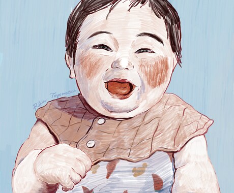 写真からおしゃれに似せる！似顔絵イラスト描きます SNSアイコンや内祝いオリジナルグッズにも イメージ1