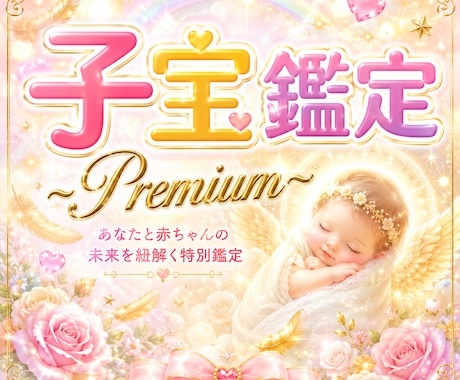 premium算命学で子宝のご縁を紐解きます 通常版＋人気オプションを詰め込みました！8月3日から発売中 イメージ1