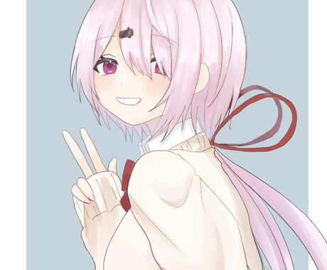 女の子のイラストを描きます 可愛い女の子を精一杯描きます！ イメージ1