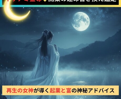 イザナミ霊導　開業の運命書き換え鑑定します 再生の女神が導く起業と富の神秘アドバイス イメージ1