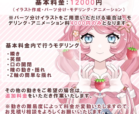 商用OK！うるうる瞳でかわいく動くチェキ作成します IRIAM、Vtuber、SNS、特典・デジタルグッズなど イメージ2