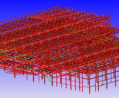 建築鉄骨図面・３Dモデル作成ます 積算用３Dモデル作成可能、原寸依頼は要相談 イメージ1