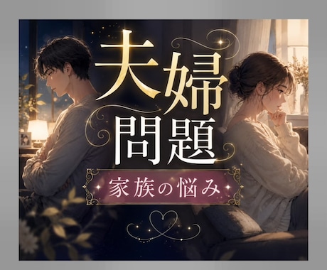 夫婦問題のお悩みカウンセラーが聴きます この先どうするべきか？パートナーシップ・離婚・別居・レス イメージ1