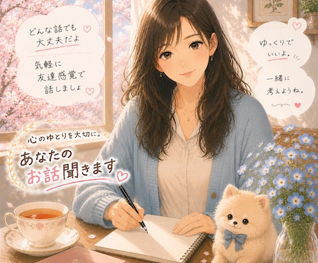 心にゆとりを〜あなたのお話聞きます 小さなモヤモヤ放置しないで！私と話してスッキリしましょう！ イメージ1
