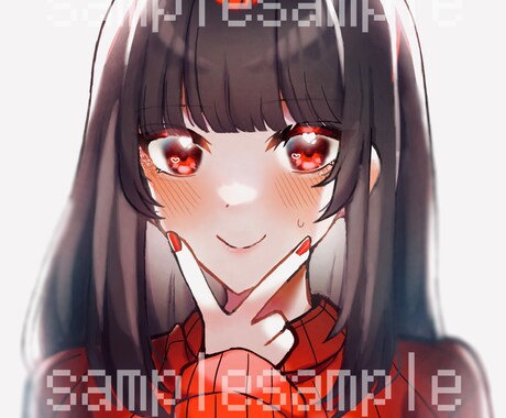 SNS全般使用可！透明感のあるアイコン描きます 動画のサムネイル、似顔絵まで受付中！学生さんもお気軽に！ イメージ1