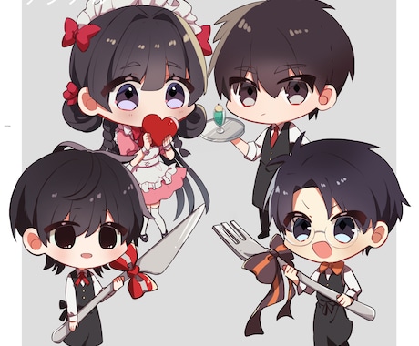 あなただけのオリジナルキャラクターを制作いたします TRPG,SD,Vtuber魅力的なキャラを制作いたします イメージ2