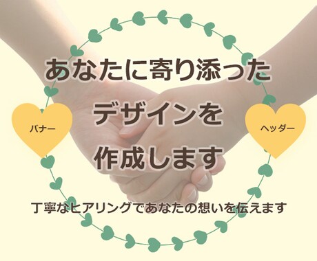 あなたに寄り添ったデザインを作成します イメージ1