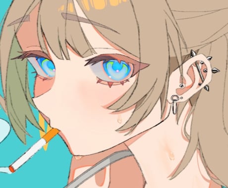 ご希望のかわいいアイコン描きます イメージ1