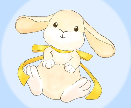 ぬいぐるみのイラストを製作します あなたの大切な家族をイラストに残してみませんか？ イメージ2