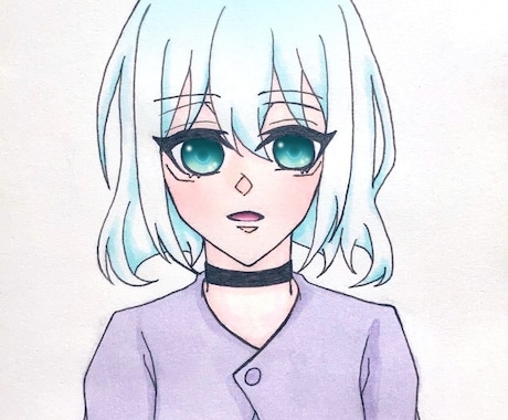 SNSなどに使用するアイコンを描きます 目が魅力なSNS等に使用するイラストを描かせて頂きます！ イメージ1