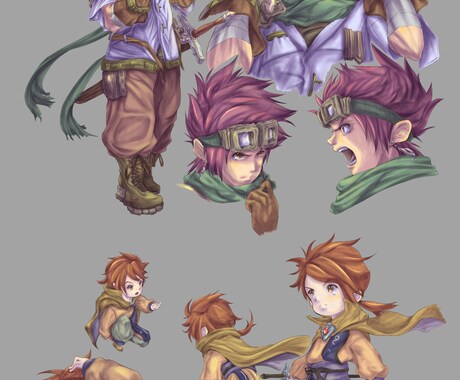 カラーイラストやキャラクターイラストを承ります イメージ1