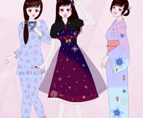 立ち絵･1枚絵描きます ロゴ制作･立ち絵、イラスト作ります！ イメージ1
