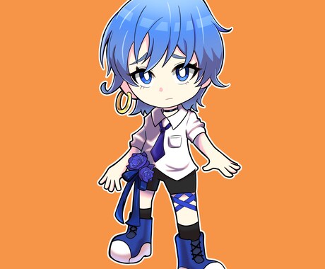 可愛いSDイラストを描きます あなたのキャラを可愛くシンプルに描きます❗️ イメージ2
