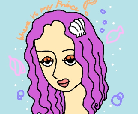 アメリカンテイストでイラスト描きます イメージ1