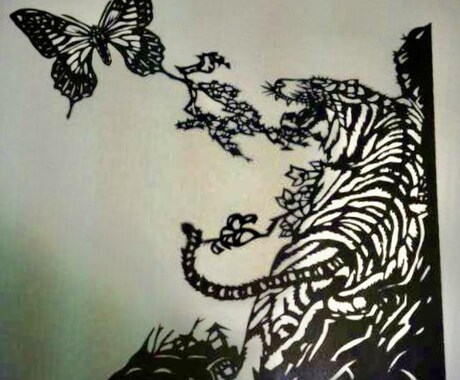 思い出の写真.好きな画像イラスト等切り絵にします イメージ1