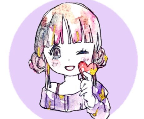 量産型じゃない透明水彩の手描きアイコン描きます AIにもデジタルにもない水彩の温かみで、差別化しませんか？ イメージ2