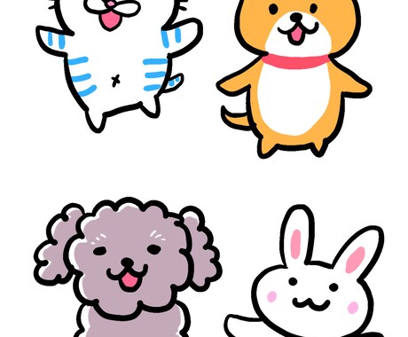 SNSに使えるかわいい＆ゆるい動物アイコン作ります ほんわか可愛い動物をアイコンにしてみませんか？ イメージ2