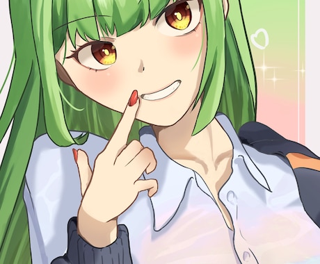 アイコン・一枚絵・配信サムネ用のイラストを描きます イメージ1