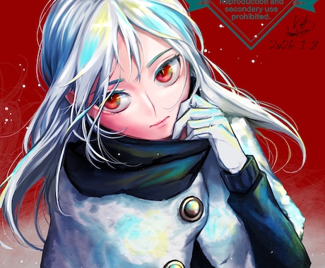 背景付き1枚絵制作します シチュエーションに合わせた背景とキャラを制作します イメージ1