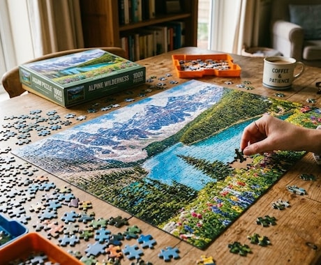 あなたのジグソーパズル、私が代わりに完成させます 一つひとつ丁寧に、心を込めて完成までお手伝いいたします。 イメージ2