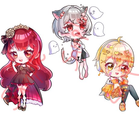 SDキャラ描きます SDイラストを可愛く、かっこよく描きます！！ イメージ2