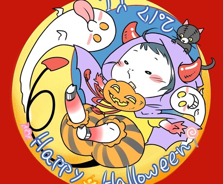お子様のデフォルメ似顔絵、アイコン描きます デフォルメ強め、パステルな色合いのイラストです イメージ2