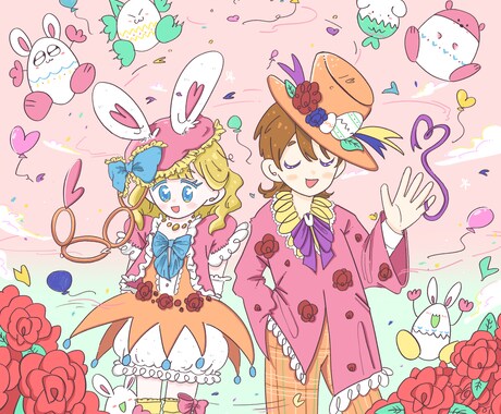 かわいイラストを描ける絵師探してる方ここにいます かわいい楽しい現実逃避できる絵描きます！ イメージ2