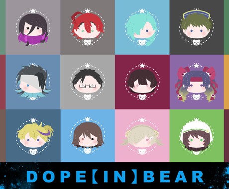 もちもちデフォルメイラスト作成します かわいいグッズやアイコンにぴったり！ イメージ2