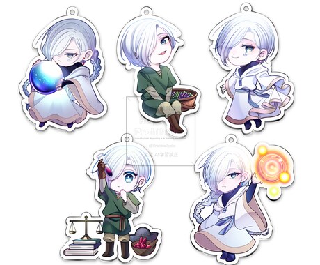 ミニキャラ（SD・デフォルメ）イラスト描きます SNSアイコン、グッズに最適なミニキャラを描きます！ イメージ2