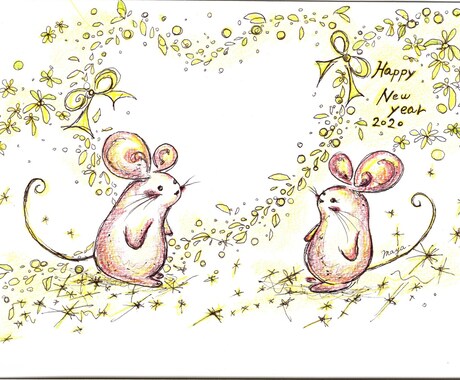 やさしいかわいいタッチのイラスト作成します 手書きならではのあたたかいイラストを提供します！ イメージ2